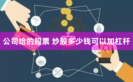 公司给的股票 炒股多少钱可以加杠杆